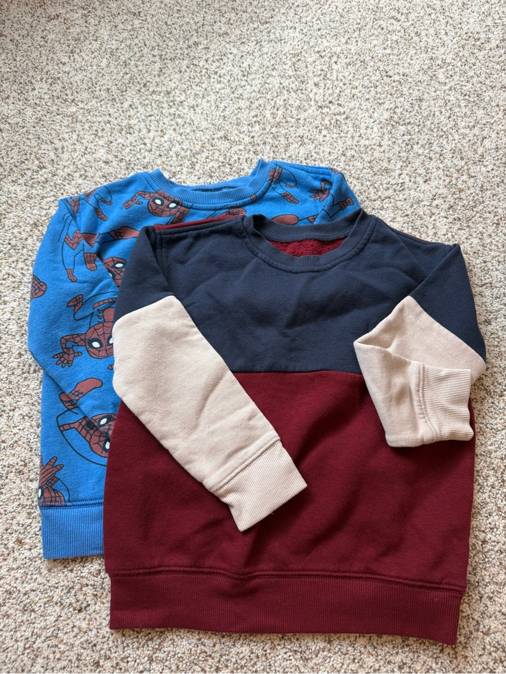 Two jumping beans Crewneck Sweatshirts - Spidey and Color Block